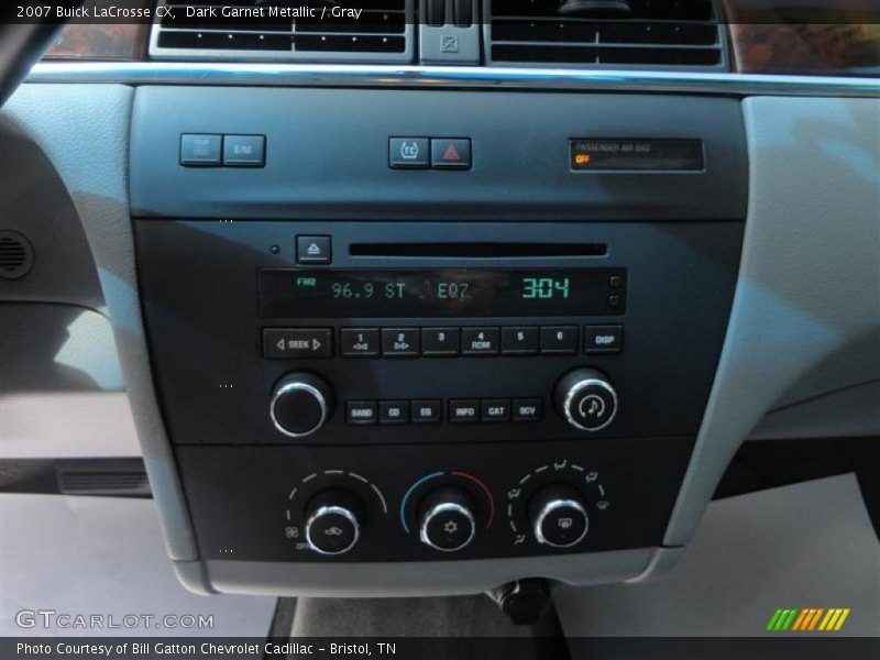 Dark Garnet Metallic / Gray 2007 Buick LaCrosse CX