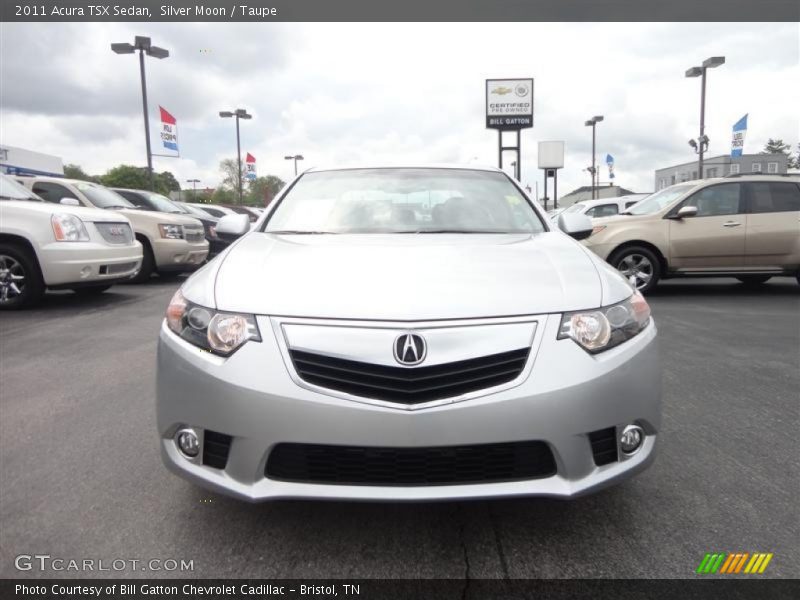 Silver Moon / Taupe 2011 Acura TSX Sedan