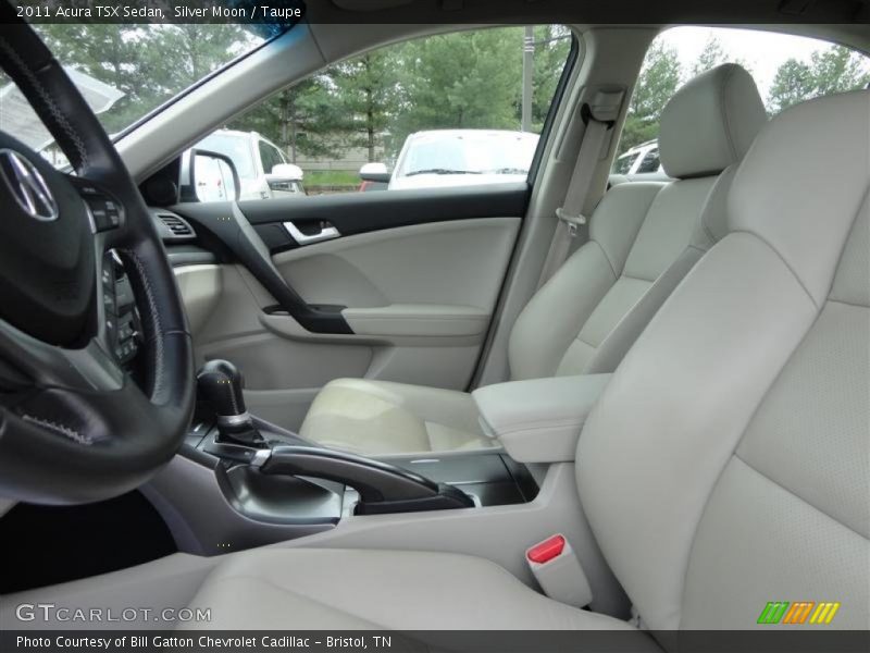 Silver Moon / Taupe 2011 Acura TSX Sedan