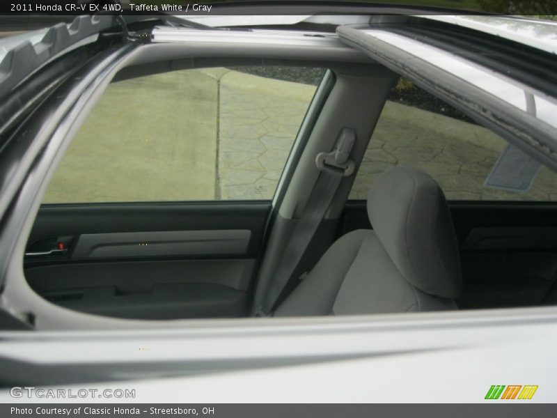 Taffeta White / Gray 2011 Honda CR-V EX 4WD