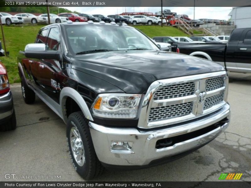 Black / Black 2013 Ram 2500 Laramie Crew Cab 4x4