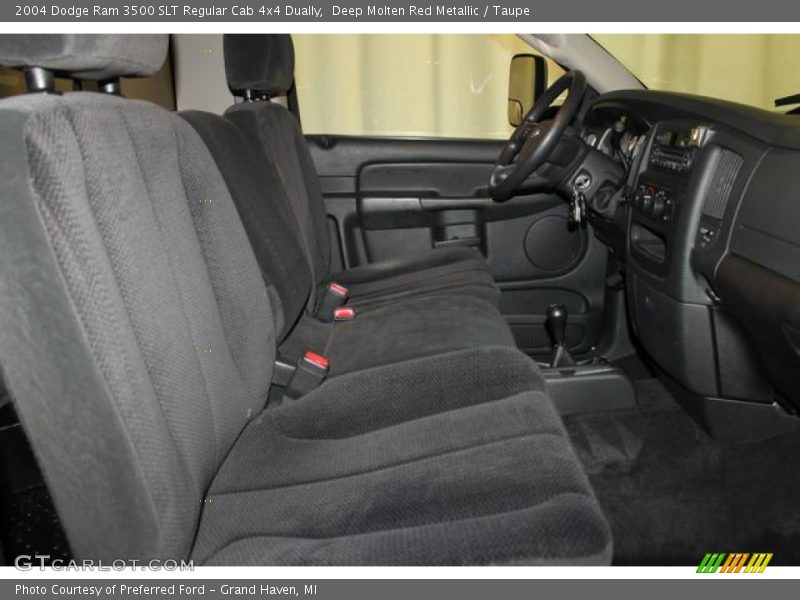 Deep Molten Red Metallic / Taupe 2004 Dodge Ram 3500 SLT Regular Cab 4x4 Dually