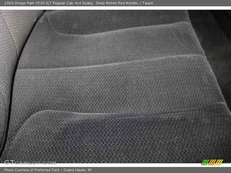 Deep Molten Red Metallic / Taupe 2004 Dodge Ram 3500 SLT Regular Cab 4x4 Dually