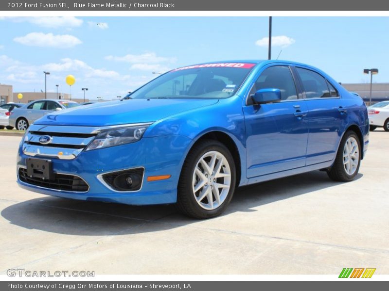 Front 3/4 View of 2012 Fusion SEL