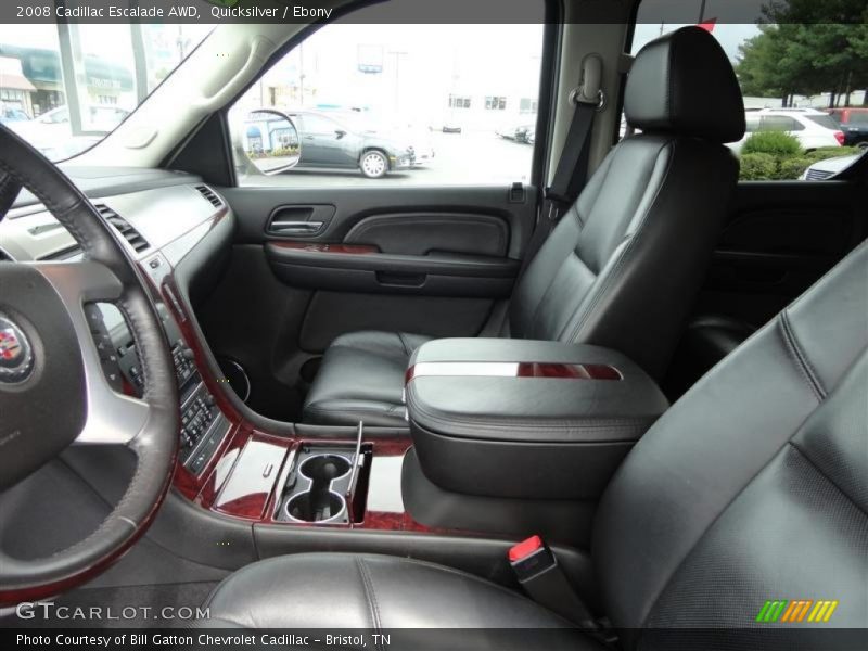 Quicksilver / Ebony 2008 Cadillac Escalade AWD