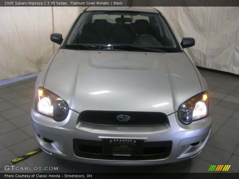 Platinum Silver Metallic / Black 2005 Subaru Impreza 2.5 RS Sedan