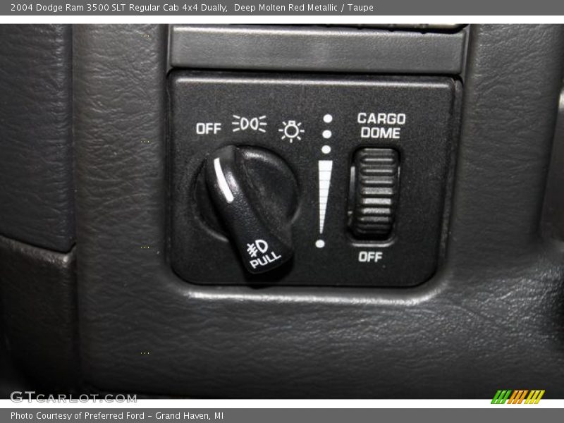 Deep Molten Red Metallic / Taupe 2004 Dodge Ram 3500 SLT Regular Cab 4x4 Dually
