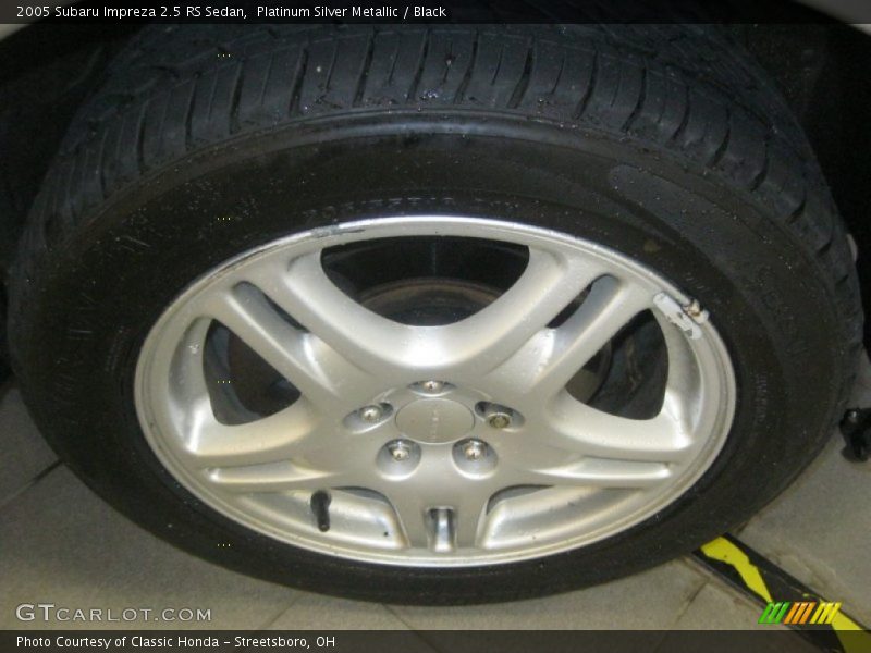 Platinum Silver Metallic / Black 2005 Subaru Impreza 2.5 RS Sedan