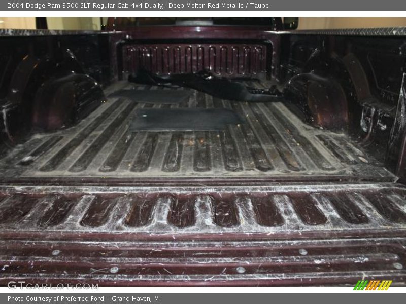 Deep Molten Red Metallic / Taupe 2004 Dodge Ram 3500 SLT Regular Cab 4x4 Dually