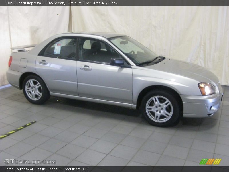 Platinum Silver Metallic / Black 2005 Subaru Impreza 2.5 RS Sedan