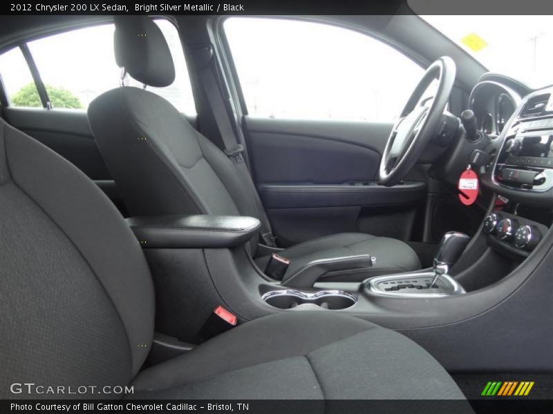 Bright Silver Metallic / Black 2012 Chrysler 200 LX Sedan