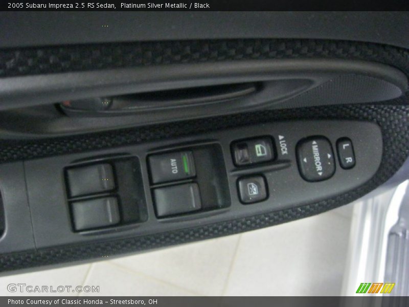 Platinum Silver Metallic / Black 2005 Subaru Impreza 2.5 RS Sedan