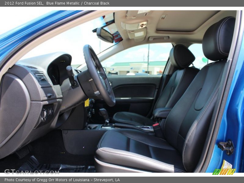  2012 Fusion SEL Charcoal Black Interior