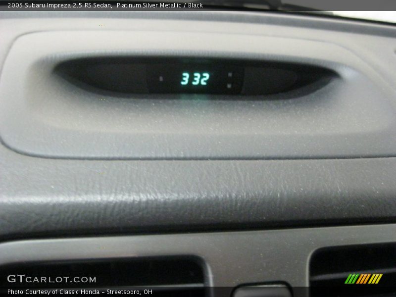 Platinum Silver Metallic / Black 2005 Subaru Impreza 2.5 RS Sedan