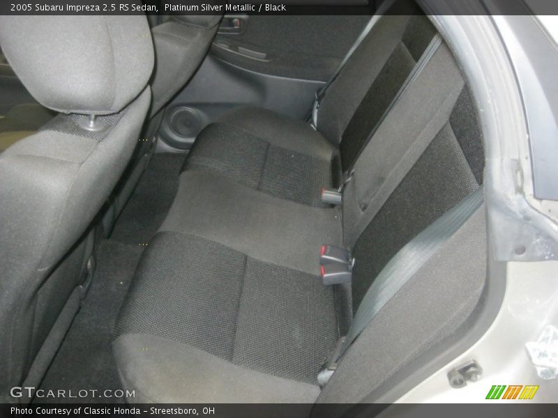Platinum Silver Metallic / Black 2005 Subaru Impreza 2.5 RS Sedan
