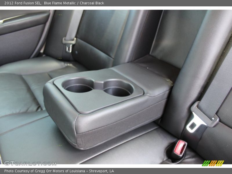 Blue Flame Metallic / Charcoal Black 2012 Ford Fusion SEL