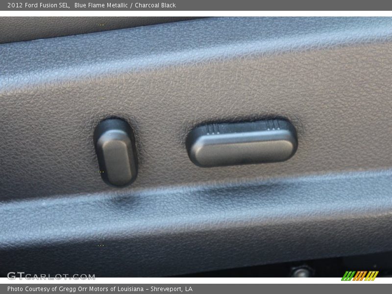 Blue Flame Metallic / Charcoal Black 2012 Ford Fusion SEL