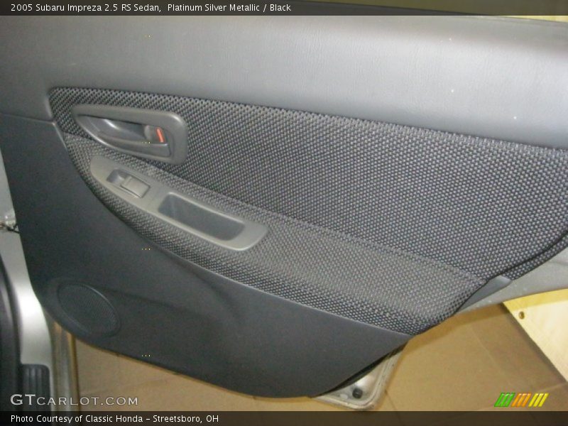 Platinum Silver Metallic / Black 2005 Subaru Impreza 2.5 RS Sedan