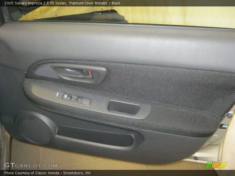 Platinum Silver Metallic / Black 2005 Subaru Impreza 2.5 RS Sedan