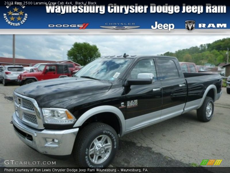 Black / Black 2013 Ram 2500 Laramie Crew Cab 4x4