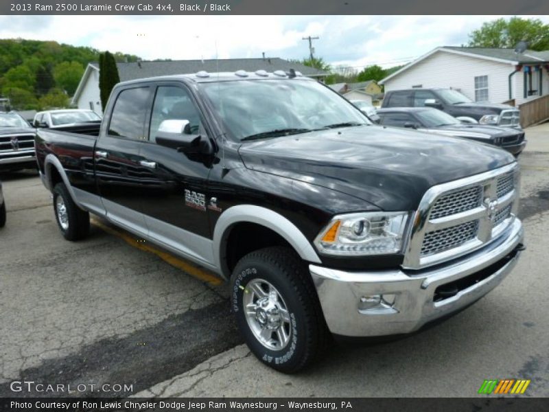 Black / Black 2013 Ram 2500 Laramie Crew Cab 4x4