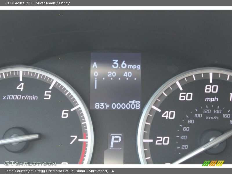 Silver Moon / Ebony 2014 Acura RDX