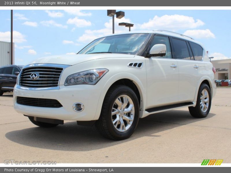 Moonlight White / Wheat 2013 Infiniti QX 56