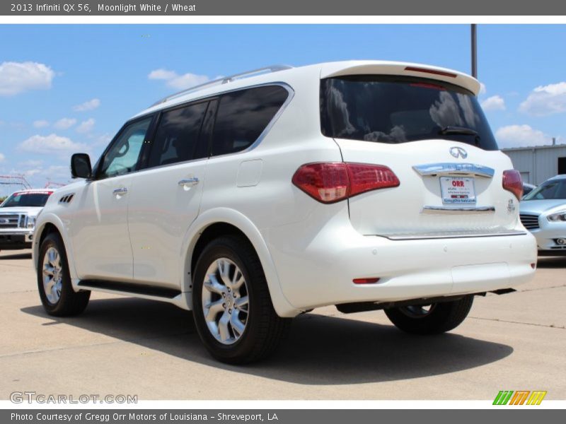 Moonlight White / Wheat 2013 Infiniti QX 56