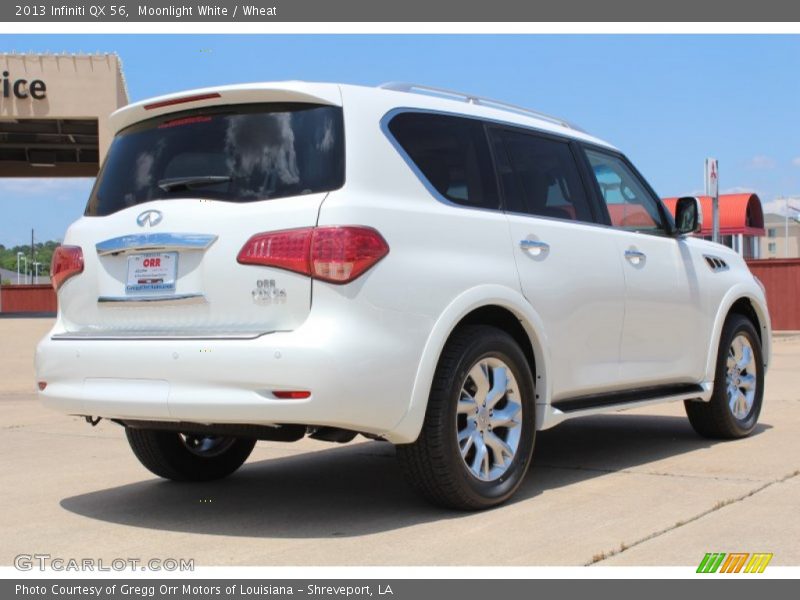 Moonlight White / Wheat 2013 Infiniti QX 56
