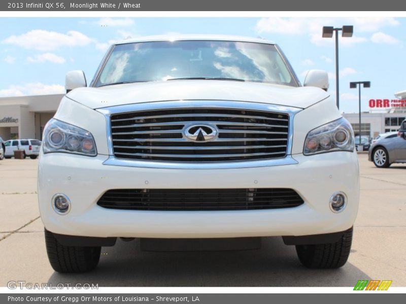 Moonlight White / Wheat 2013 Infiniti QX 56