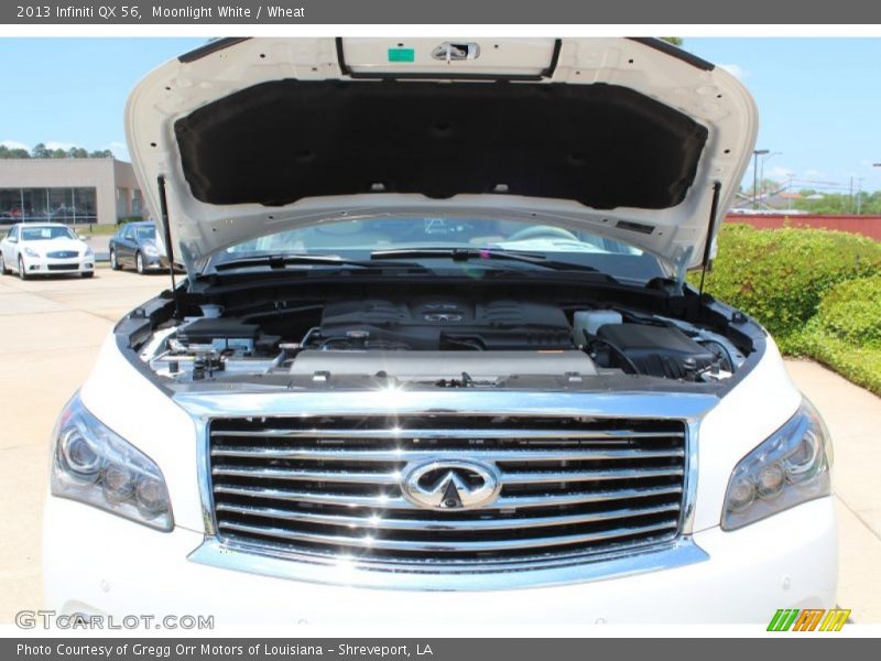 Moonlight White / Wheat 2013 Infiniti QX 56