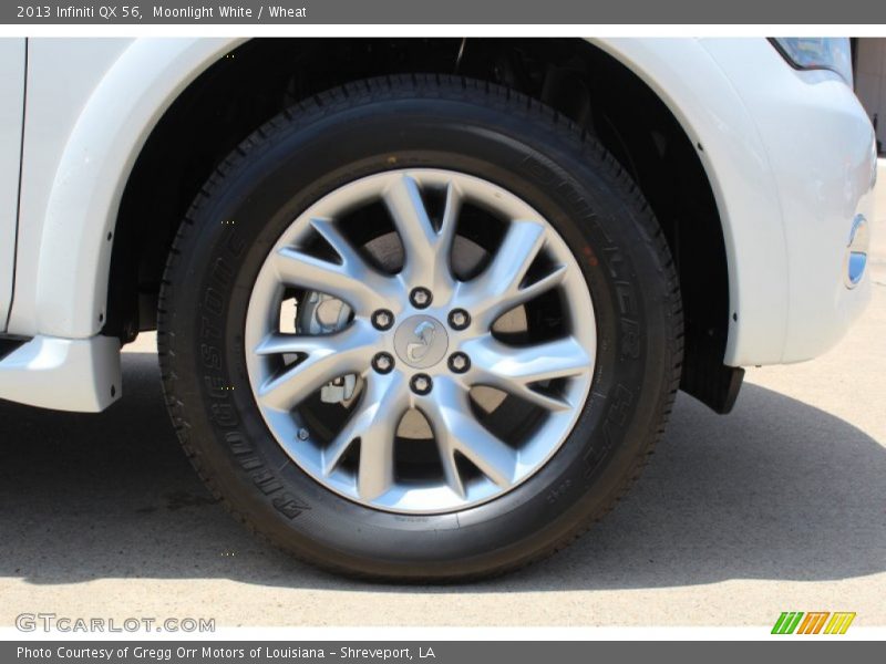 Moonlight White / Wheat 2013 Infiniti QX 56
