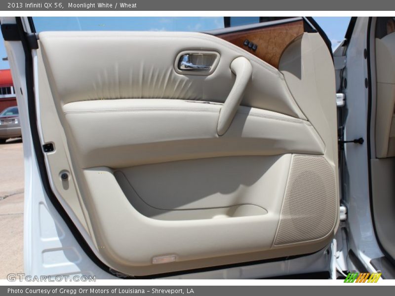 Moonlight White / Wheat 2013 Infiniti QX 56