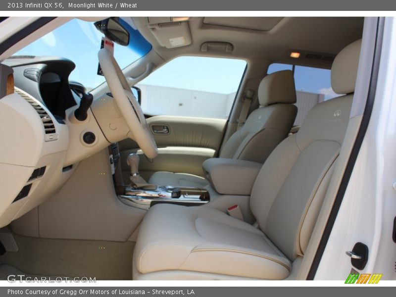 Moonlight White / Wheat 2013 Infiniti QX 56