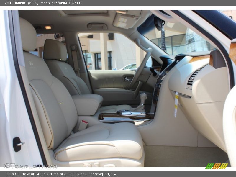 Moonlight White / Wheat 2013 Infiniti QX 56