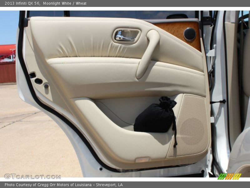Moonlight White / Wheat 2013 Infiniti QX 56