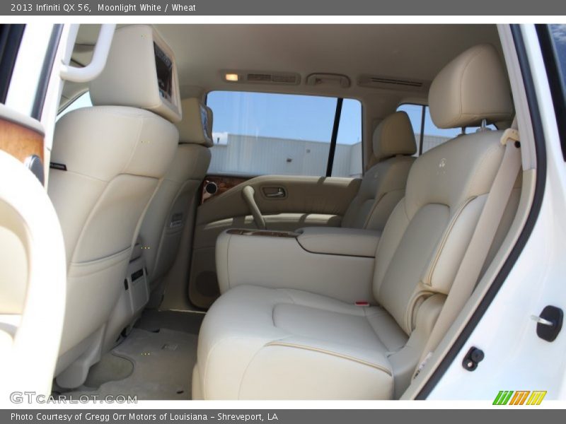 Moonlight White / Wheat 2013 Infiniti QX 56