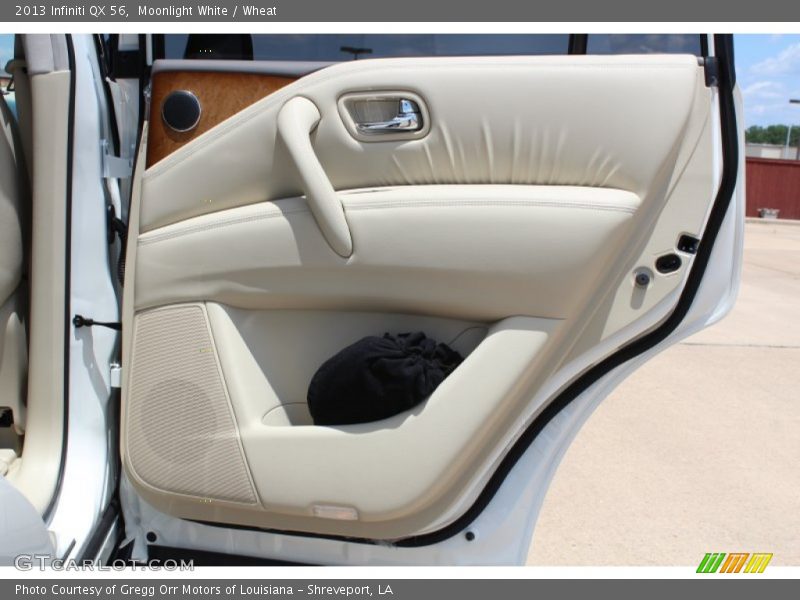 Moonlight White / Wheat 2013 Infiniti QX 56