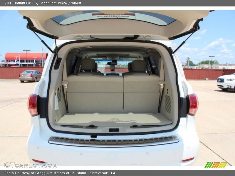 Moonlight White / Wheat 2013 Infiniti QX 56