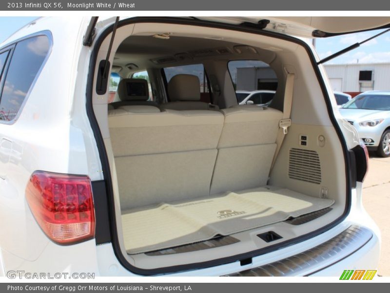 Moonlight White / Wheat 2013 Infiniti QX 56