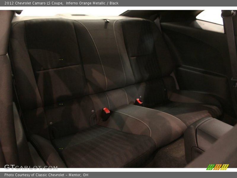 Inferno Orange Metallic / Black 2012 Chevrolet Camaro LS Coupe