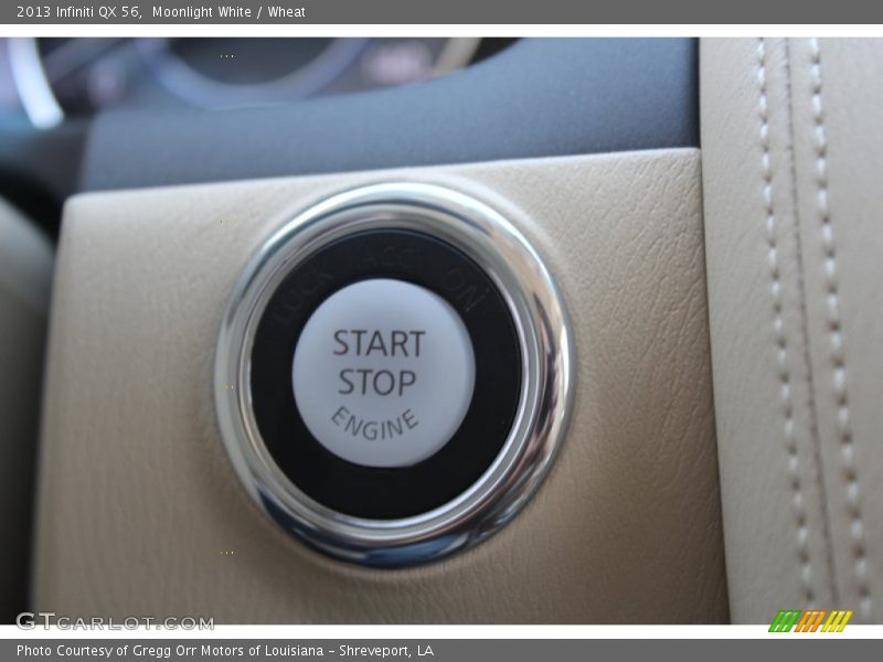 Moonlight White / Wheat 2013 Infiniti QX 56