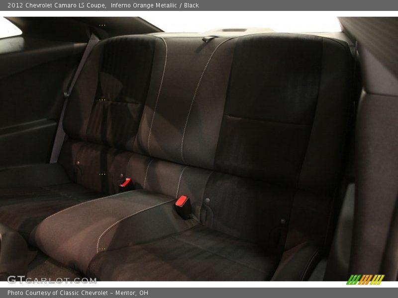 Inferno Orange Metallic / Black 2012 Chevrolet Camaro LS Coupe