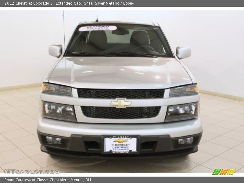 Sheer Silver Metallic / Ebony 2012 Chevrolet Colorado LT Extended Cab
