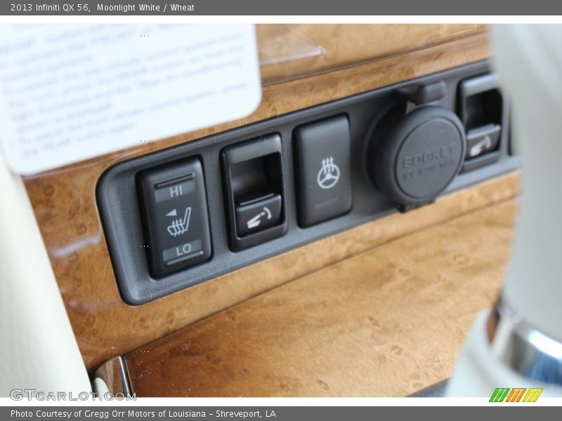 Moonlight White / Wheat 2013 Infiniti QX 56