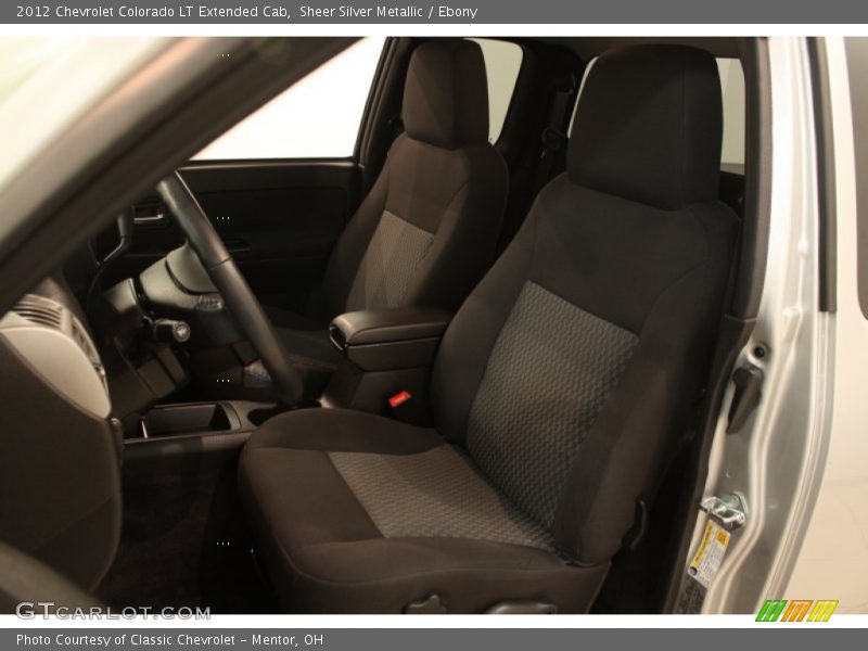 Sheer Silver Metallic / Ebony 2012 Chevrolet Colorado LT Extended Cab
