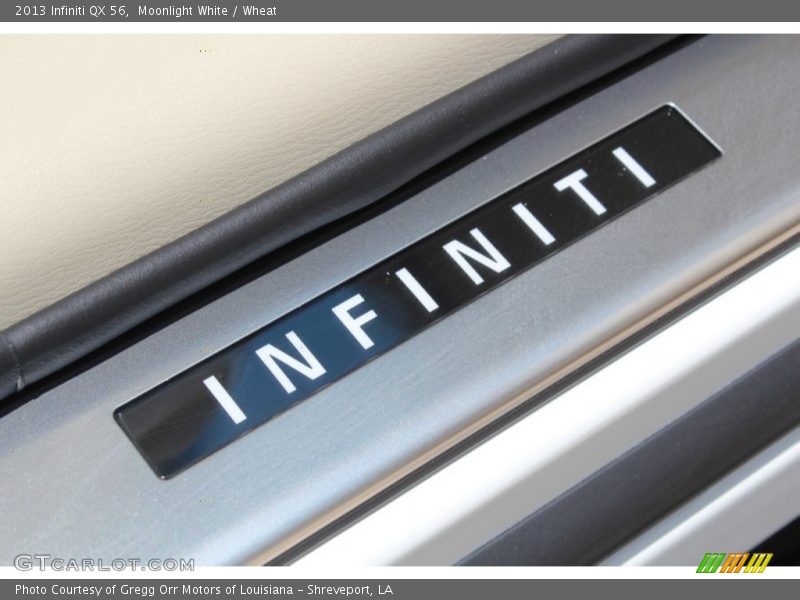 Moonlight White / Wheat 2013 Infiniti QX 56