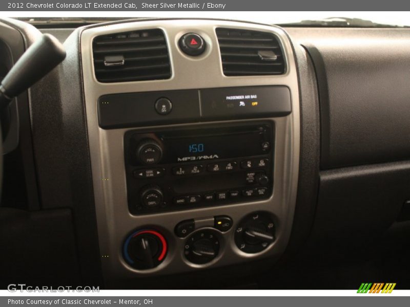 Controls of 2012 Colorado LT Extended Cab