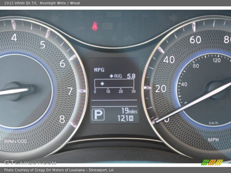 Moonlight White / Wheat 2013 Infiniti QX 56