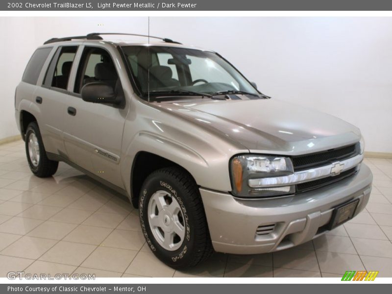 Light Pewter Metallic / Dark Pewter 2002 Chevrolet TrailBlazer LS